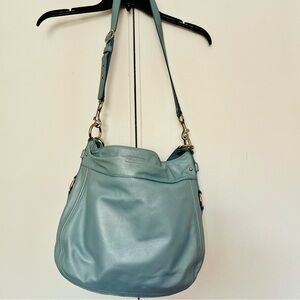 Coach Aqua Leather Shoulder Bag